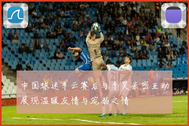 中国球迷李云赛后与李昊亲密互动展现温暖友情与宠溺之情