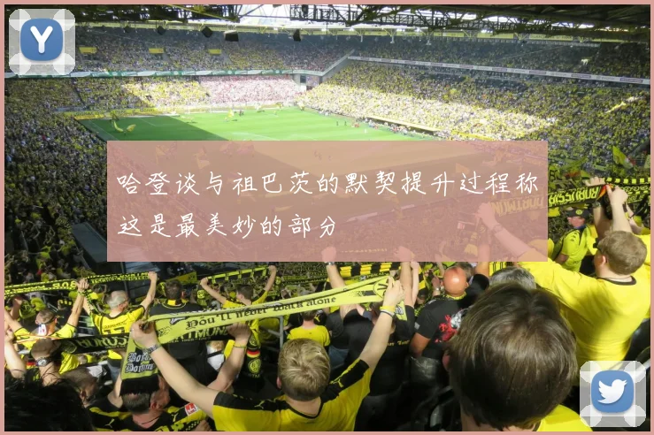 哈登谈与祖巴茨的默契提升过程称这是最美妙的部分